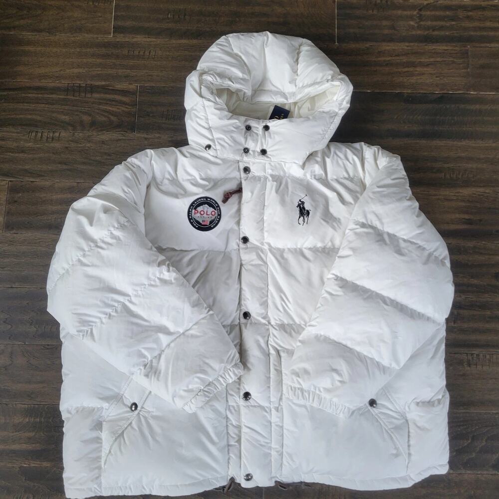 Polo Ralph Lauren Men Alpine World Cup Racing Hooded Puffer Jacket Big &Tall 4XB